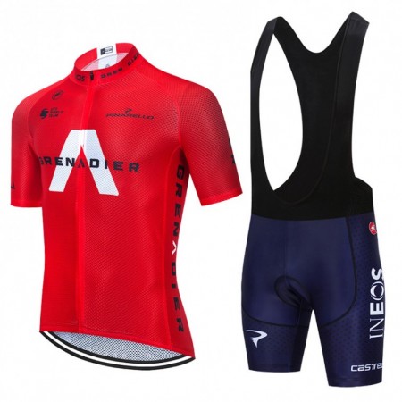 Tenue Maillot + Cuissard à Bretelles 2021 Ineos Grenadiers N005